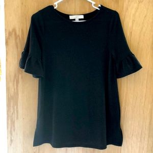 Loft ruffle sleeve top